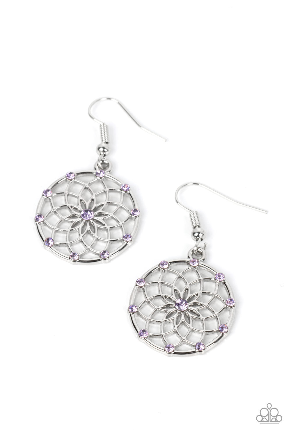 Springtime Salutations - purple - Paparazzi earrings