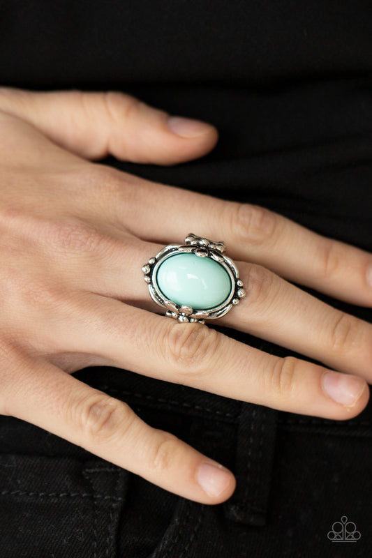 Springtime Splendor - blue - Paparazzi ring