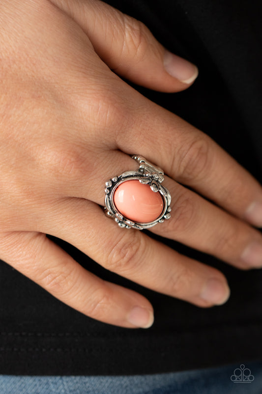 Springtime Splendor - orange  - Paparazzi ring
