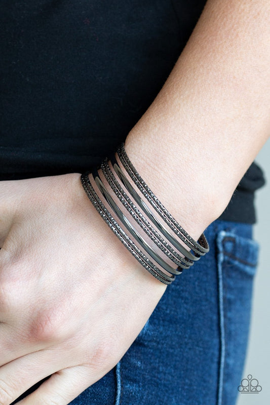 Stack Shack-black-Paparazzi bracelet