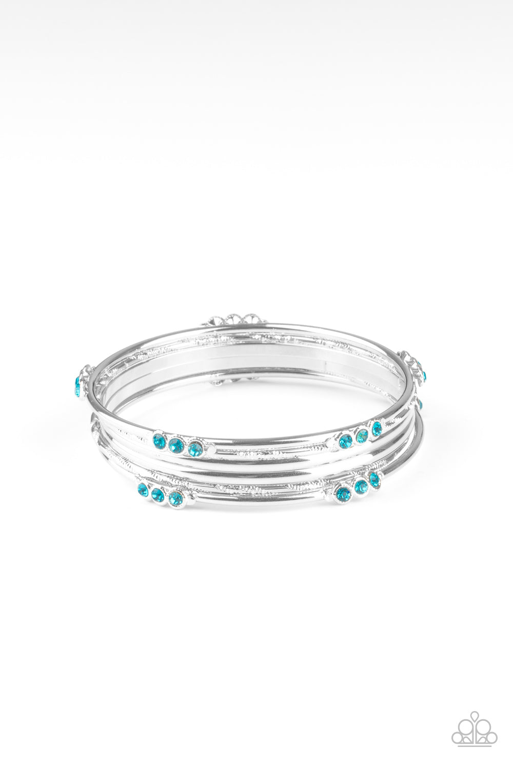 Stackable Sparkle - blue - Paparazzi bracelet