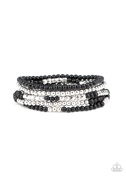 Stacked Showcase - black - Paparazzi bracelet