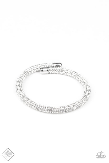 Stageworthy - white - Paparazzi bracelet