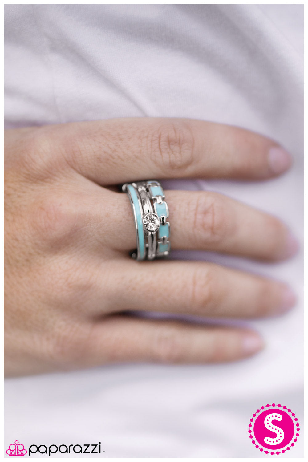 Stairway To Heaven - Blue - Paparazzi ring