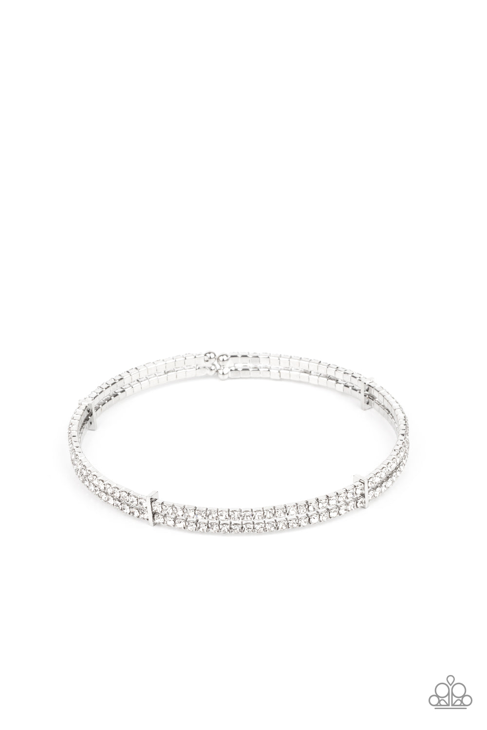 Standout Opulence - white - Paparazzi bracelet