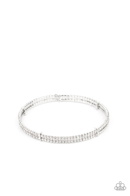 Standout Opulence - white - Paparazzi bracelet