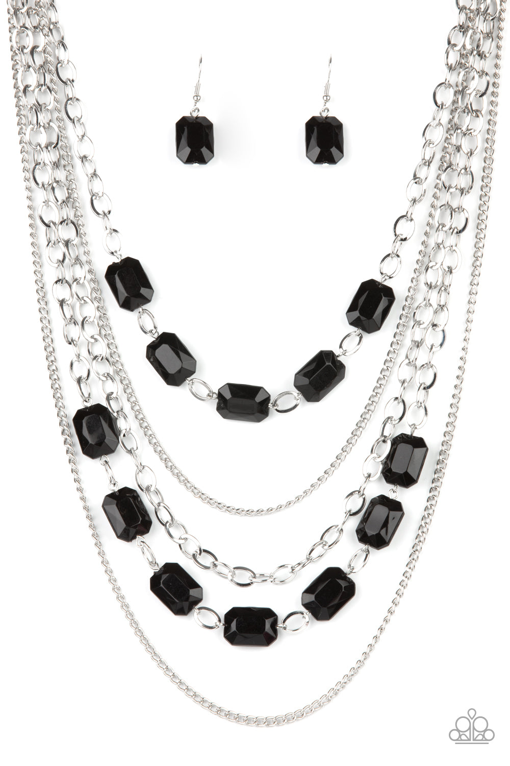 Standout Strands - black - Paparazzi necklace