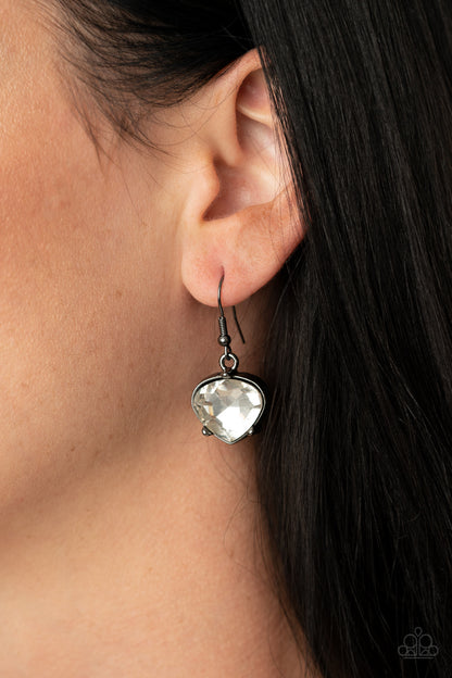 Star Quality - black - Paparazzi earrings