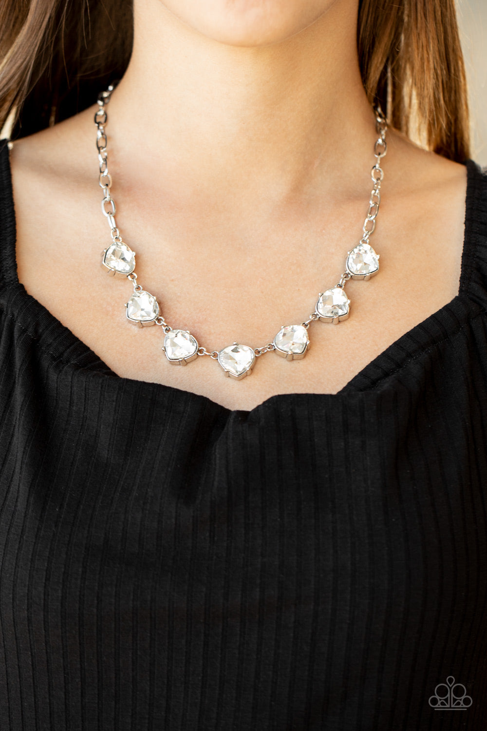 Star Quality Sparkle - white - Paparazzi necklace