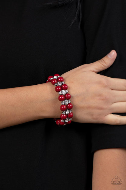Starlight Reflection - red - Paparazzi bracelet