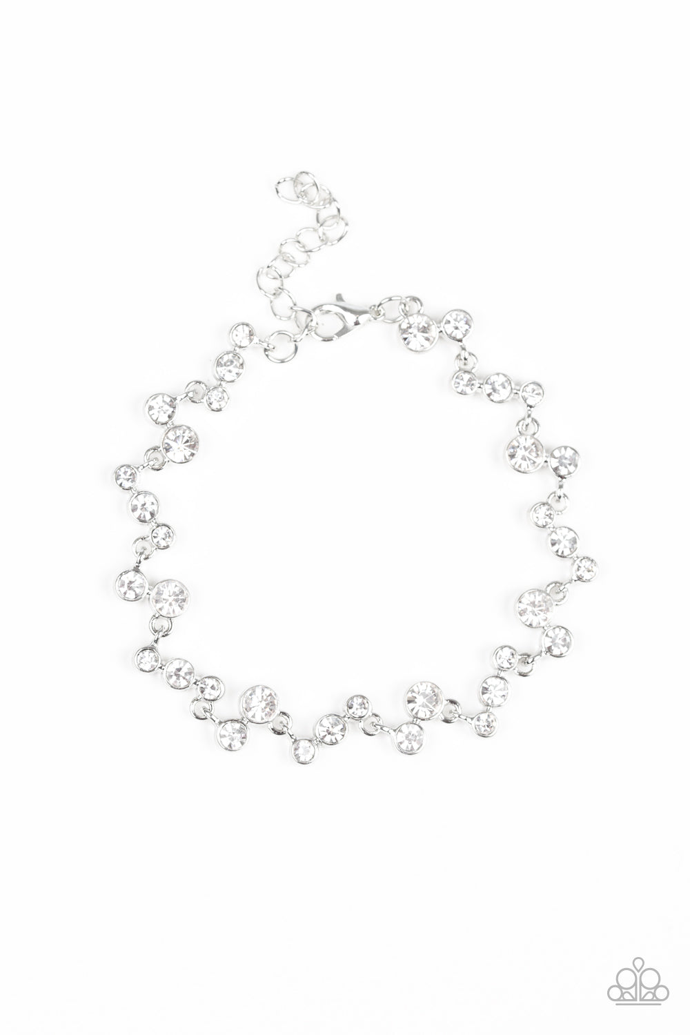 Starlit Stunner - white - Paparazzi bracelet