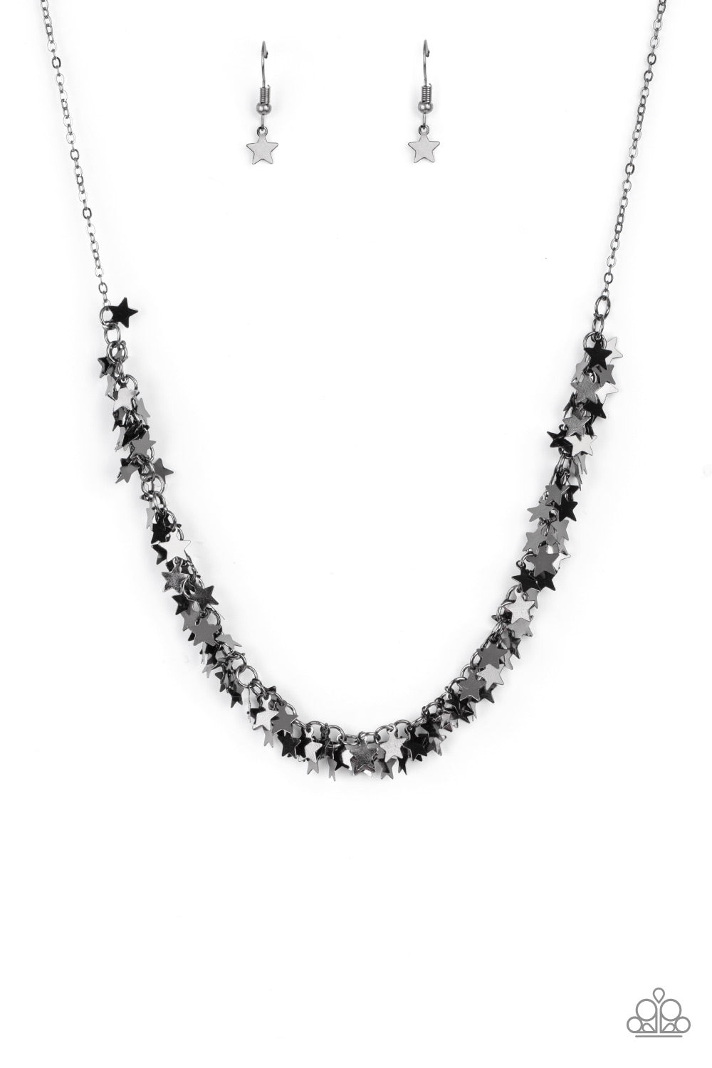 Starry Anthem - black - Paparazzi necklace