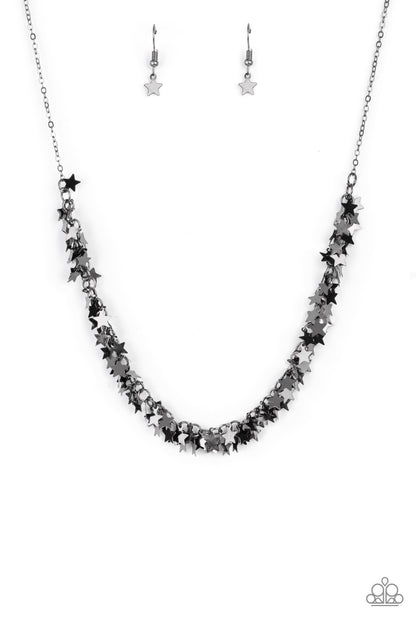Starry Anthem - black - Paparazzi necklace