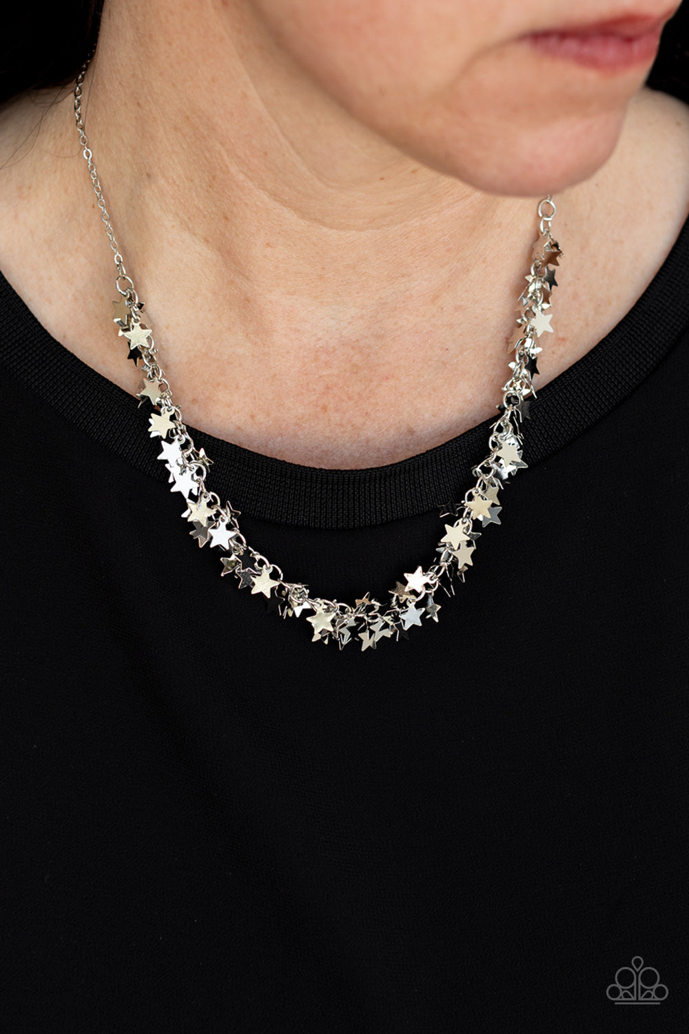 Starry Anthem - silver - Paparazzi necklace – JewelryBlingThing