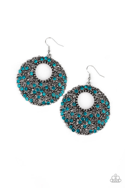 Starry Showcase - blue - Paparazzi earrings