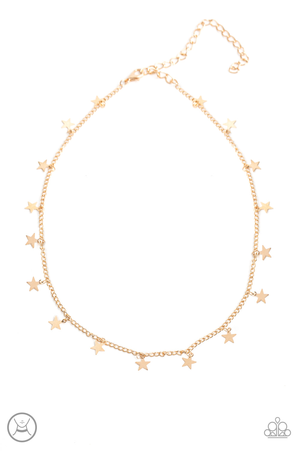 Starry Skies - gold - Paparazzi necklace