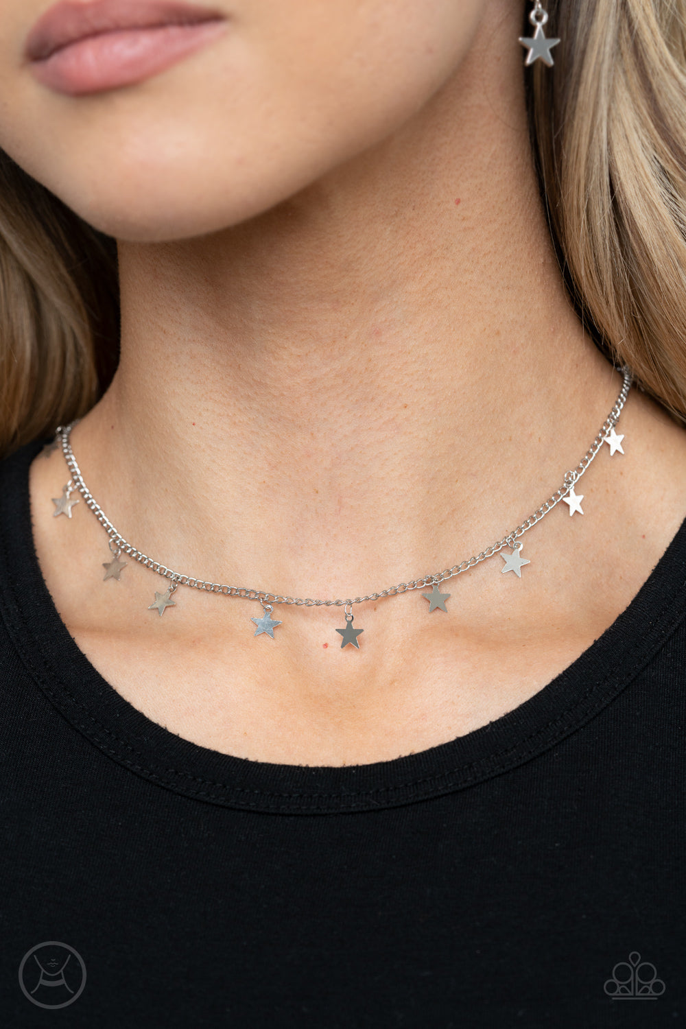 Starry Skies - silver - Paparazzi necklace