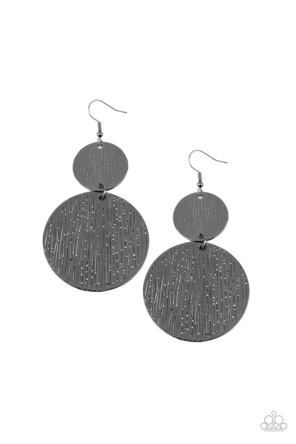 Status CYMBAL - black - Paparazzi earrings