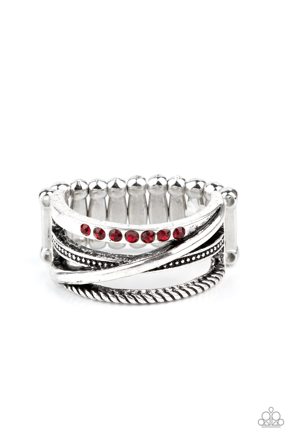 Stay In Your Lane - red - Paparazzi ring – JewelryBlingThing