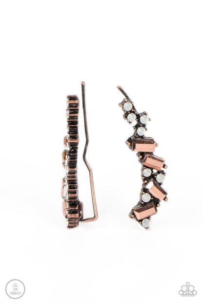 Stay Magical - copper - Paparazzi earrings