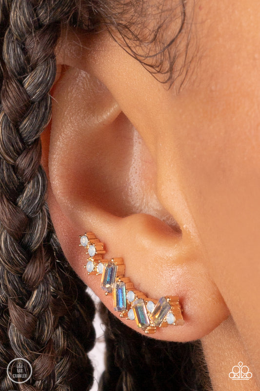 Stay Magical - gold - Paparazzi earrings