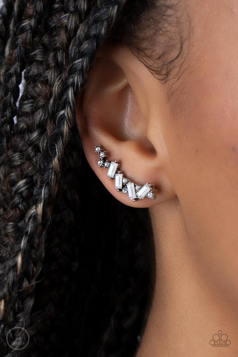 Stay Magical - white - Paparazzi earrings