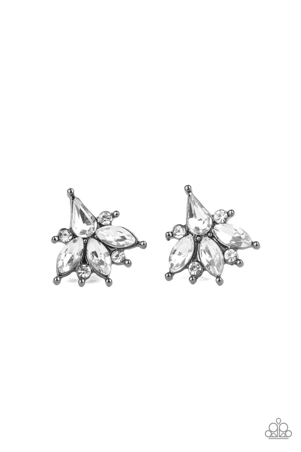 Stellar Sheen - black - Paparazzi earrings