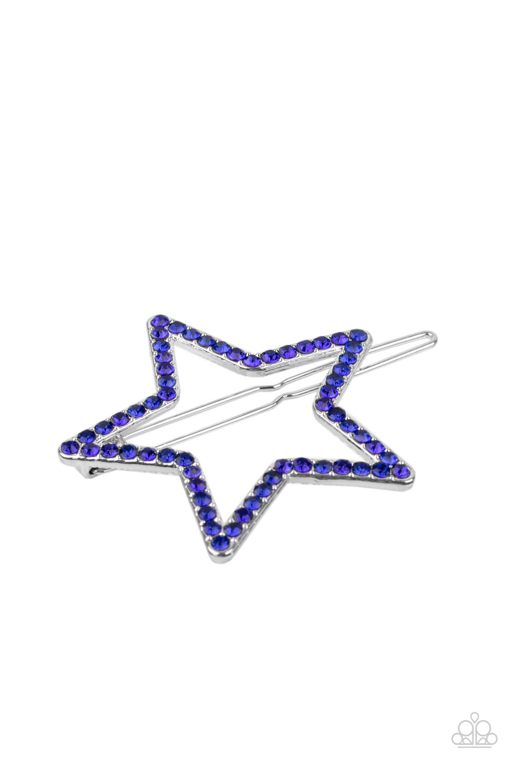 Stellar Standout - blue - Paparazzi hair clip