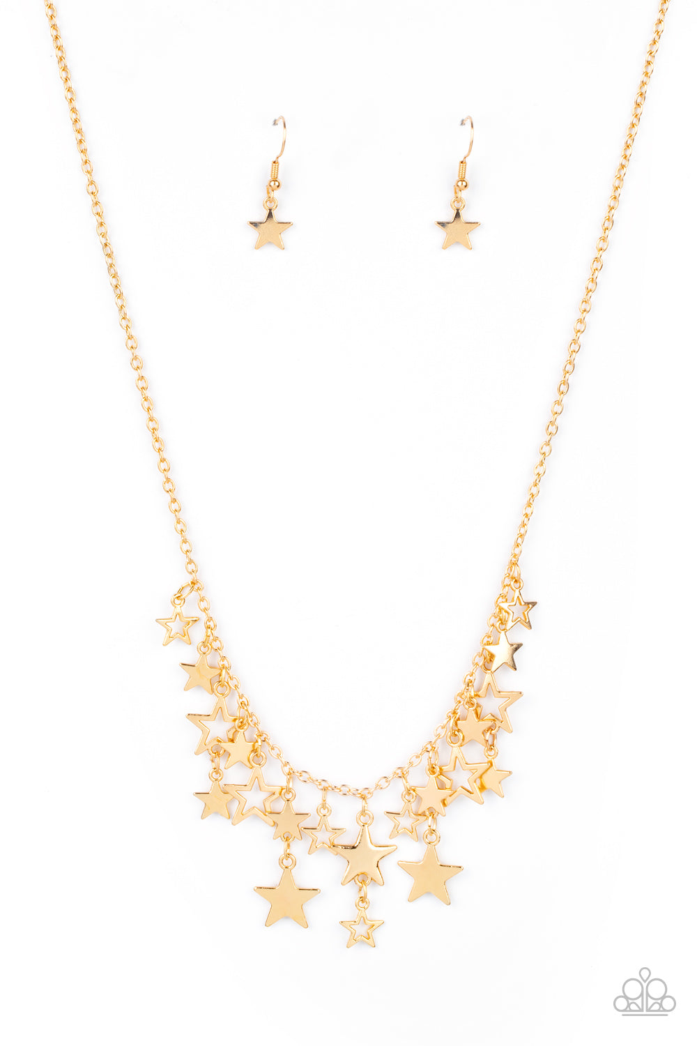 アクセサリー Stellar Stellar Stardom - gold - Paparazi necklace – JewelryBlingThing