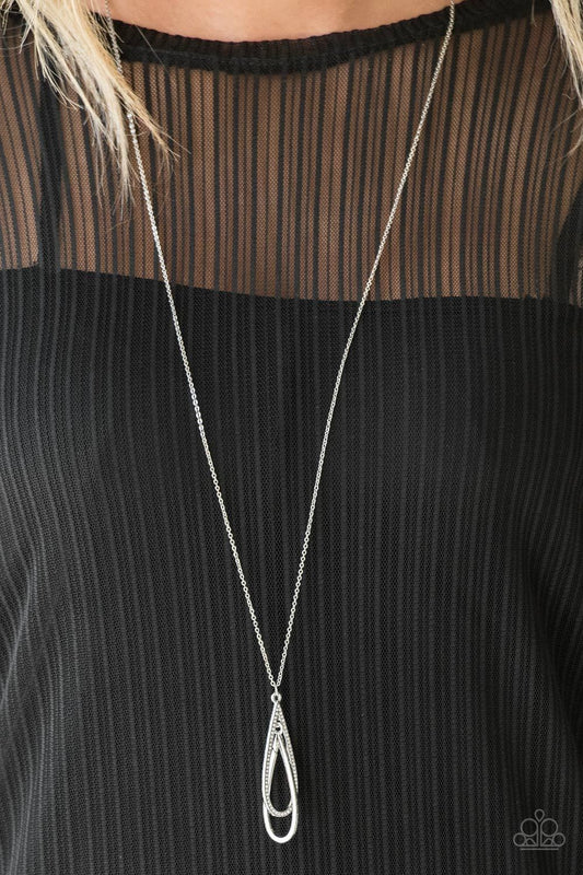 Step Into the Spotlight - white - Paparazzi necklace