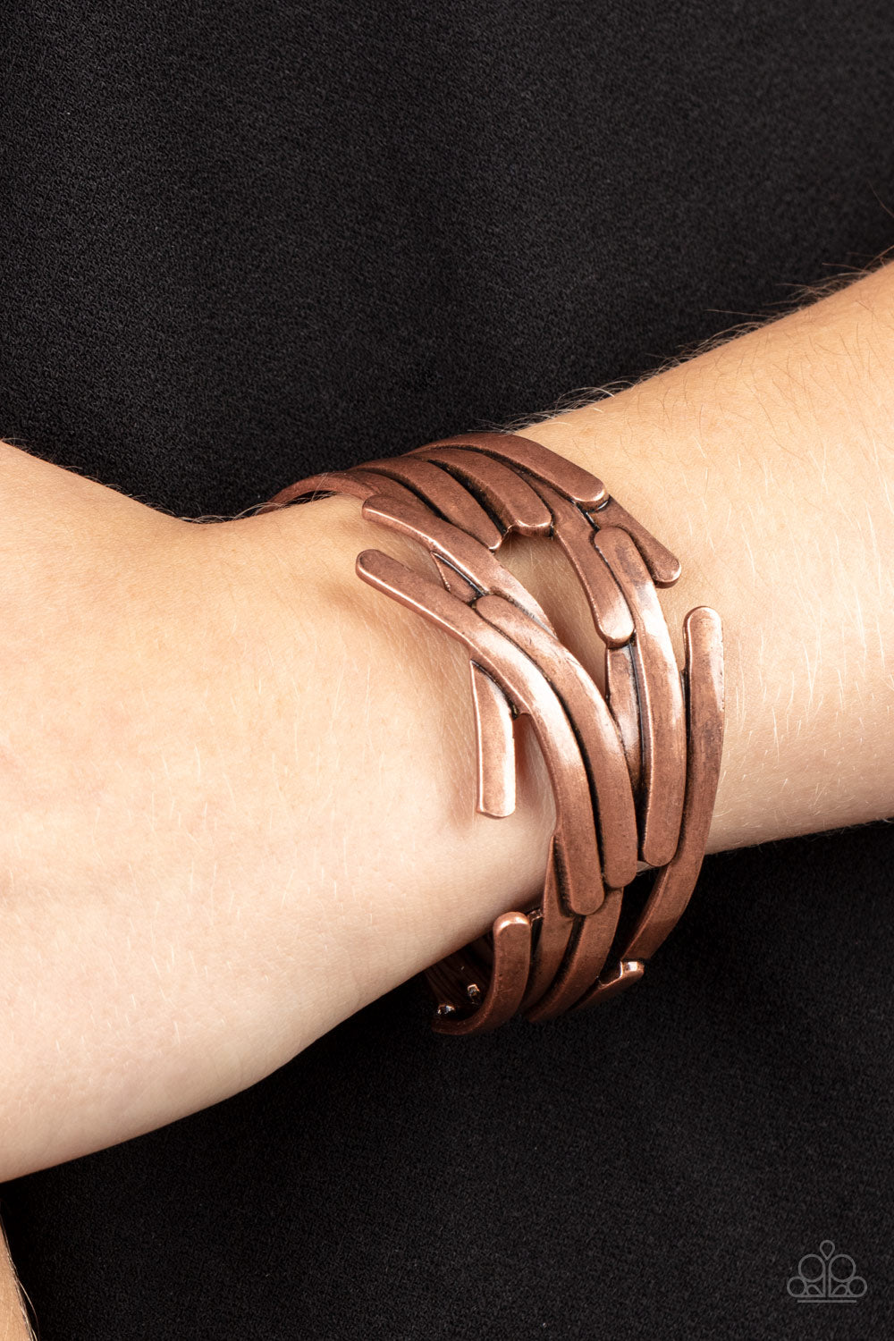Stockpiled Style - copper - Paparazzi bracelet