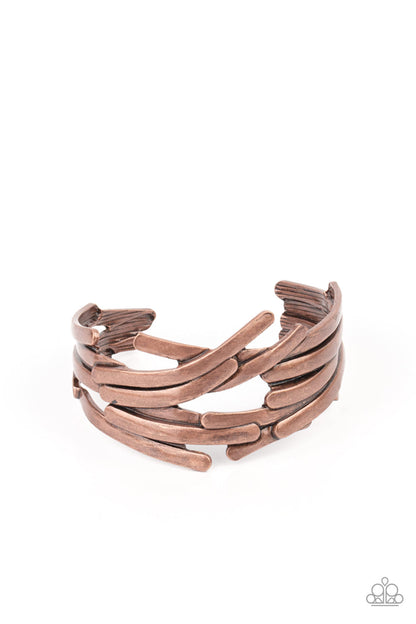 Stockpiled Style - copper - Paparazzi bracelet