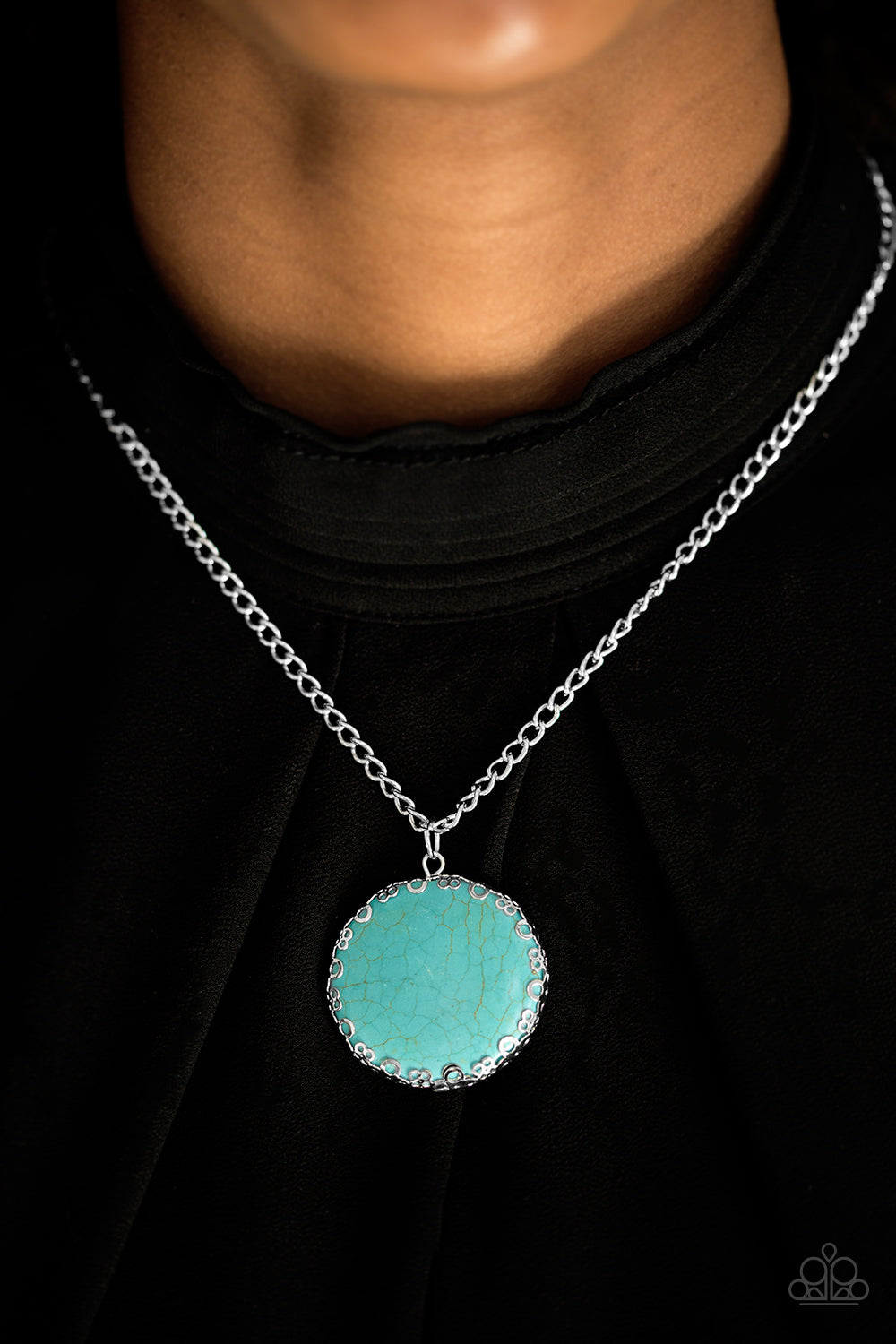 Stone Desert - blue - Paparazzi necklace