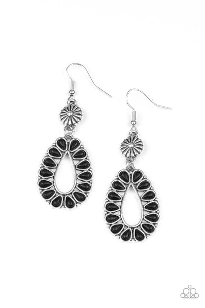 Stone Orchard - black - Paparazzi earrings – JewelryBlingThing