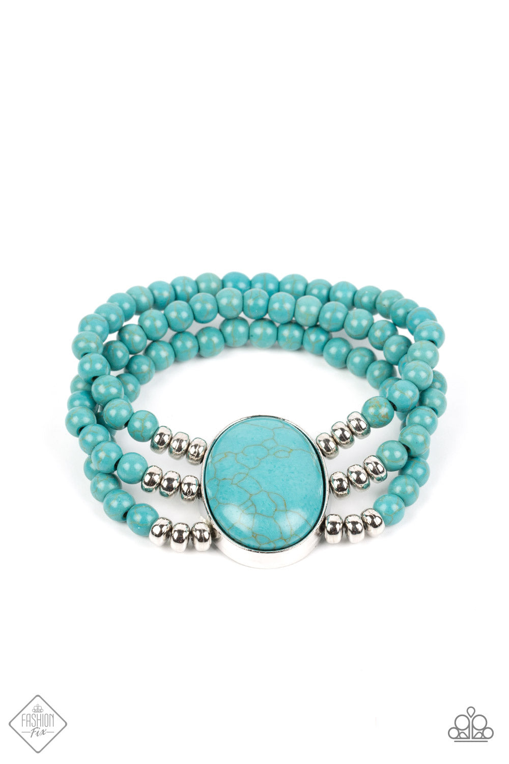 Stone Pools - blue - Paparazzi bracelet