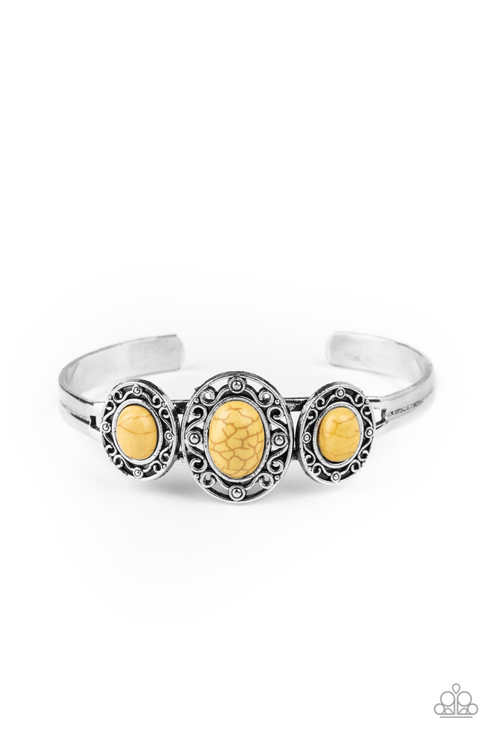 Stone Sage - yellow - Paparazzi bracelet