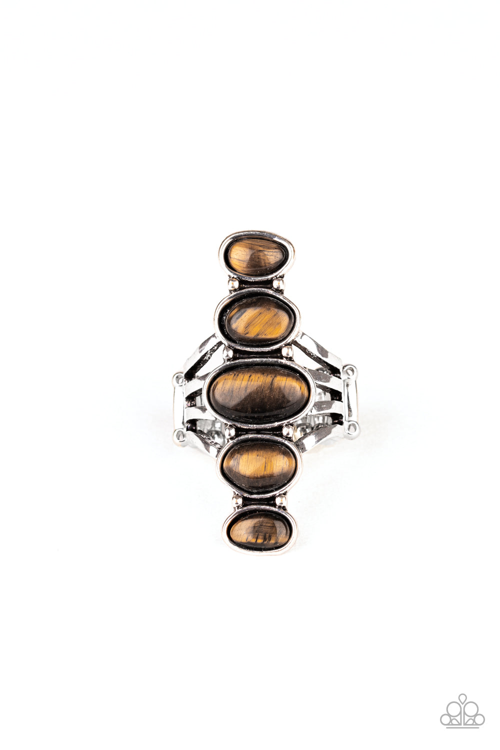 Stone Sublime - brown - Paparazzi ring