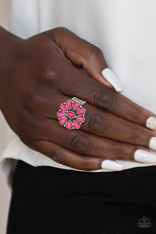Stone Gardenia-pink-Paparazzi ring