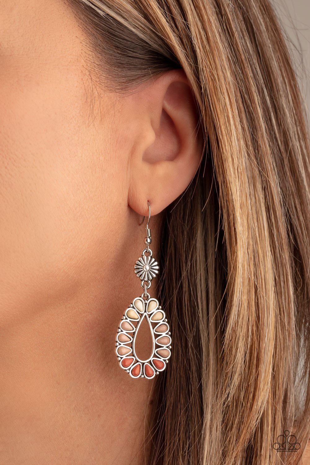 Stone Orchard-multi-Paparazzi earrings