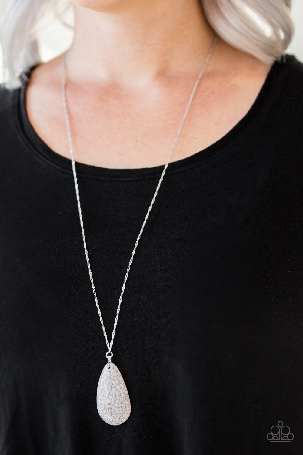 Stone River-silver-Paparazzi necklace