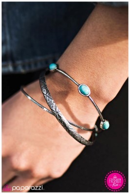 Stonehenge - blue - Paparazzi bracelet