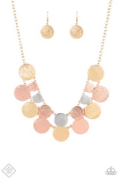Stop and Reflect - multi - Paparazzi necklace