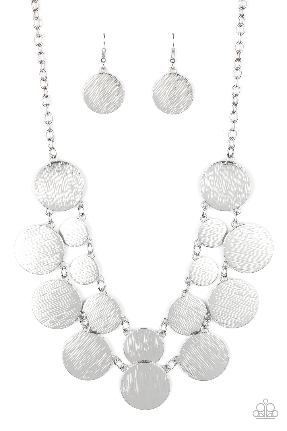 Stop and Reflect - silver - Paparazzi necklace
