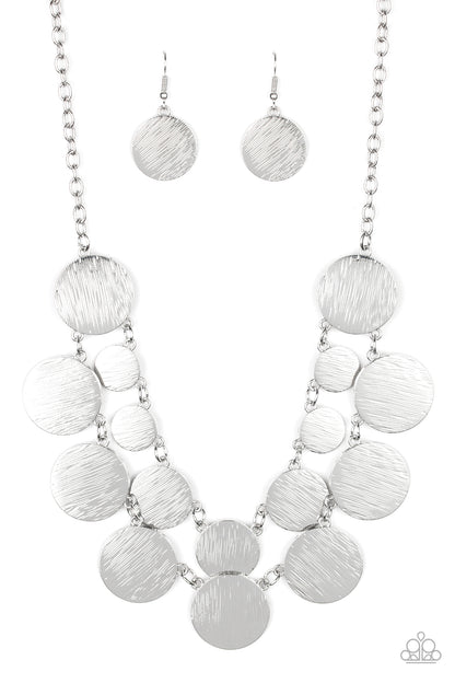 Stop and Reflect - silver - Paparazzi necklace