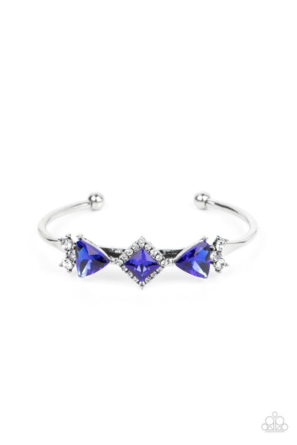 Strategic Sparkle - blue - Paparazzi bracelet