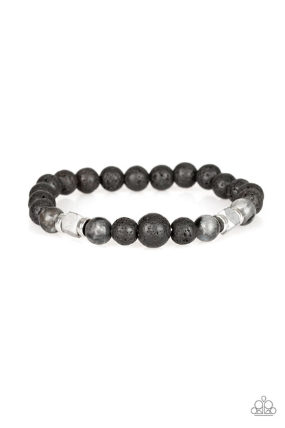 Strength - black - Paparazzi mens bracelet