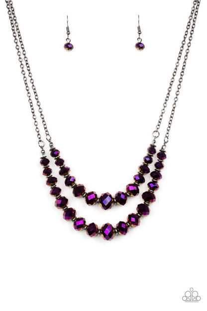 Strikingly Spellbinding - purple - Paparazzi necklace