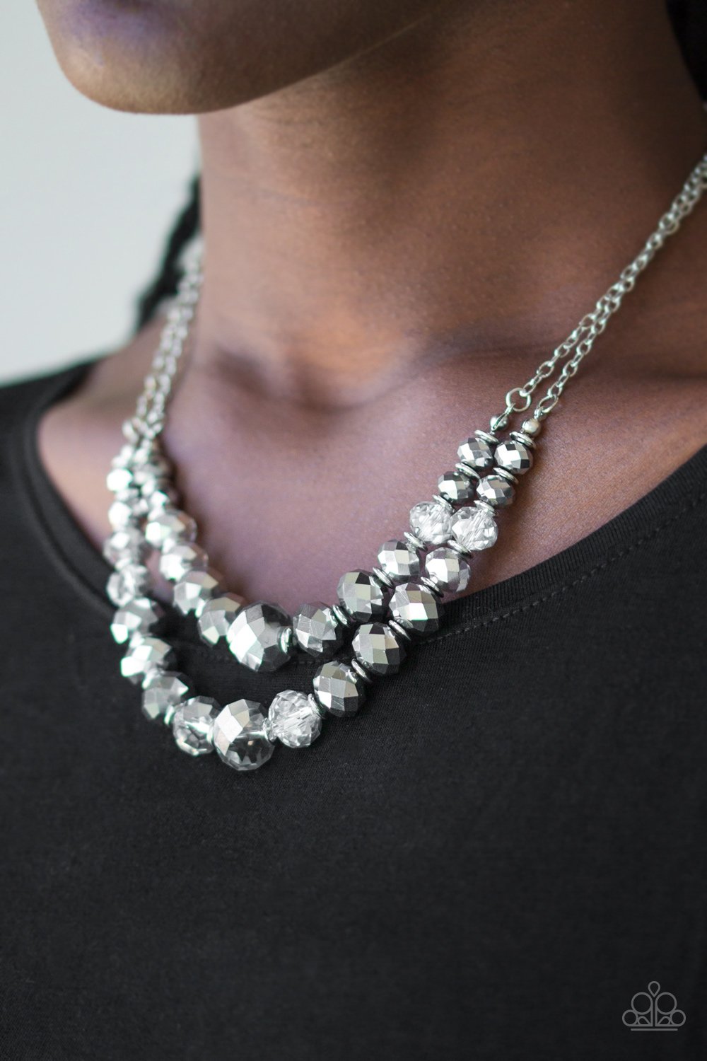 Strikingly Spellbinding - silver - Paparazzi necklace