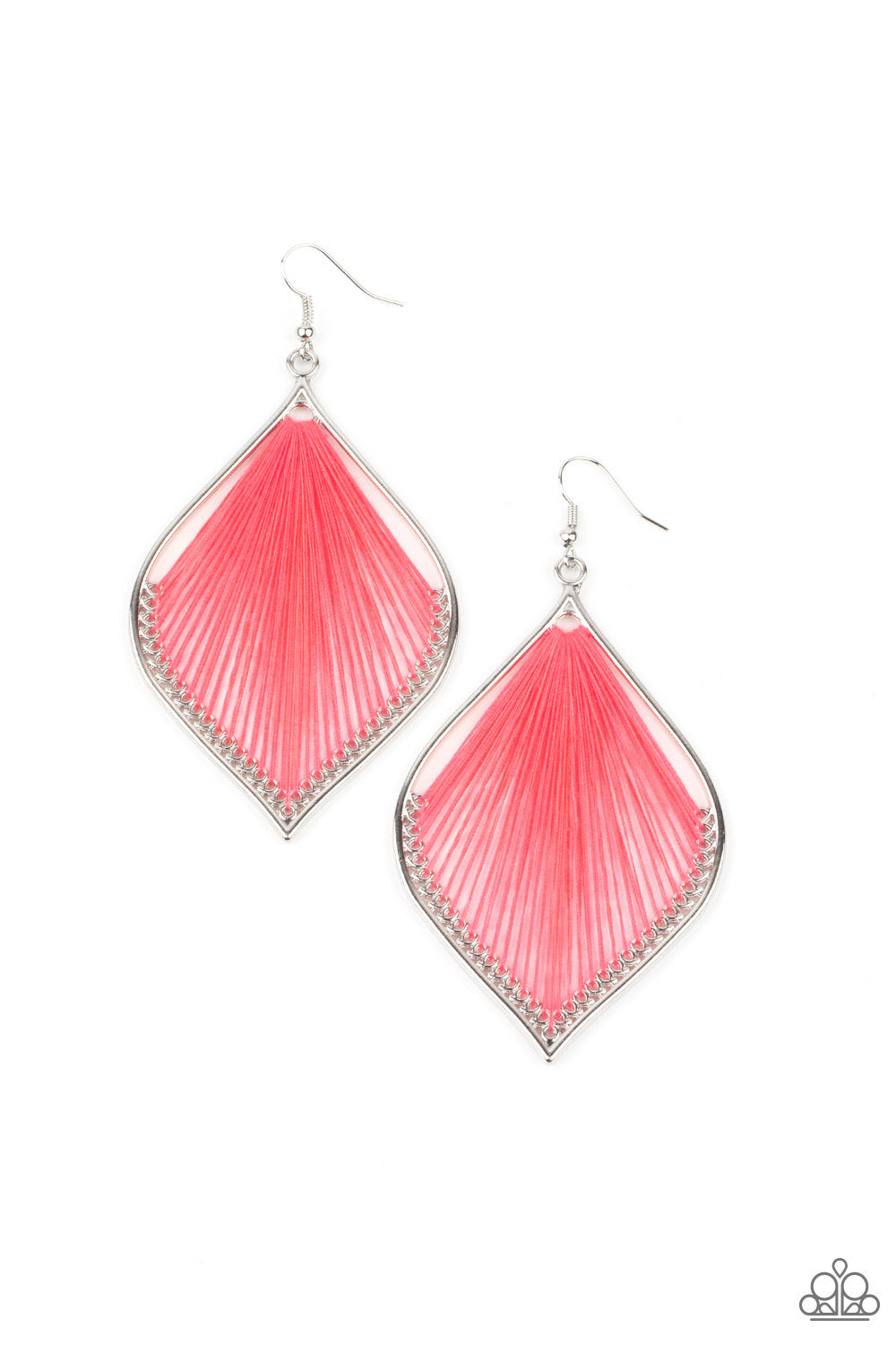 String Theory - pink - Paparazzi earrings