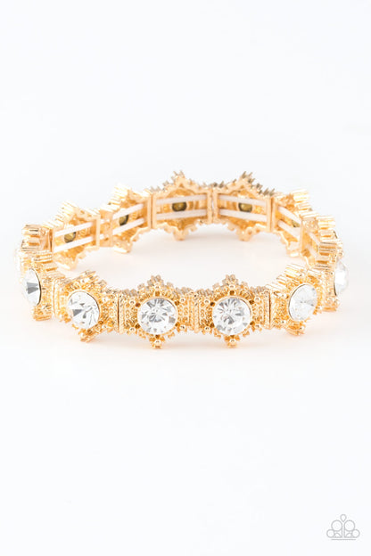 Strut Your Stuff - gold - Paparazzi bracelet